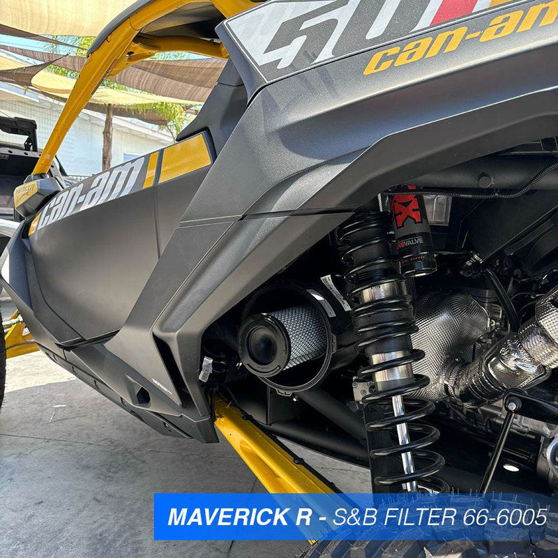 S&B Can-Am MAVERICK X3 / MAVERICK R / COMMANDER 交換用エアフィルター 2017-2026