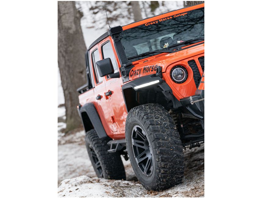 Rugged Ridge Max TERRAIN Fender Flare Set F u0026 R 18-22 Jeep Wrangler JL