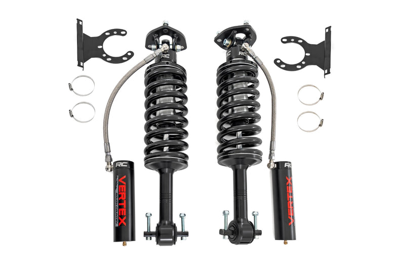 ラフカントリー Vertex 2.5 リザーバーコイルオーバー フロント 5.5-6.5インチ | フォード F-150 4WD (2014-2026)