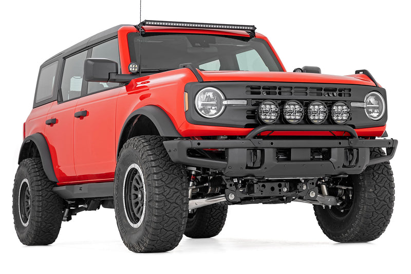 ラフカントリー Black Series Halo LED ライト 2個セット 6.5インチ ラウンド ホワイト/アンバーDRL