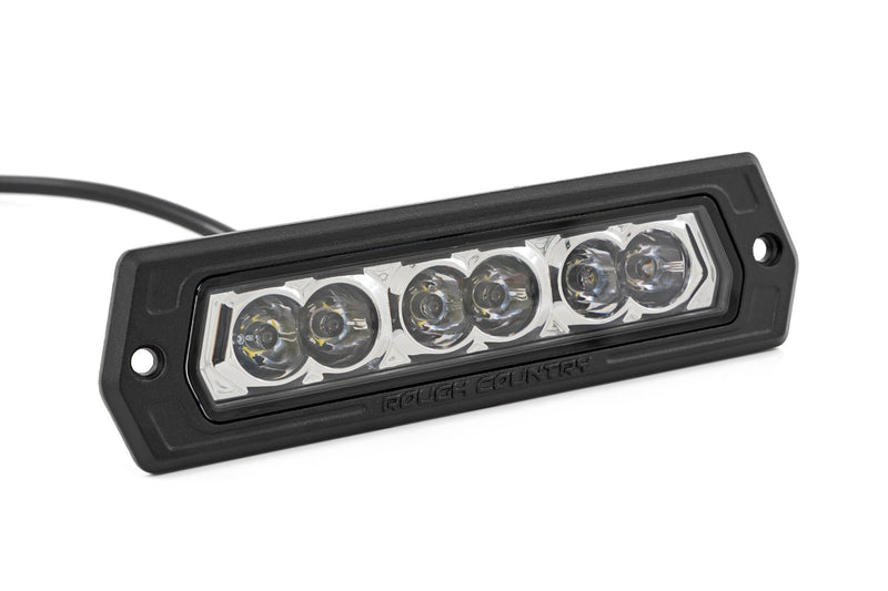 ラフカントリー 6インチ Chrome Series LEDライト フラッシュマウント 2個セット