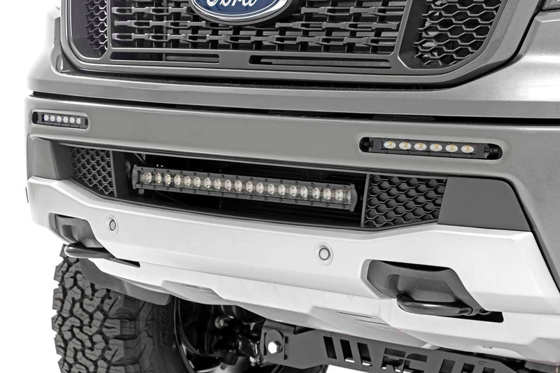 ラフカントリー 6インチ LED バンパーマウントライトキット スリムライン ブラック 2本セット | フォード Ranger (2019-2023)