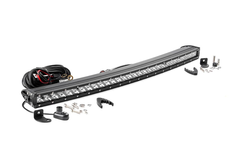 ラフカントリー 30インチ Chrome Series LEDライトバー カーブド シングルロウ