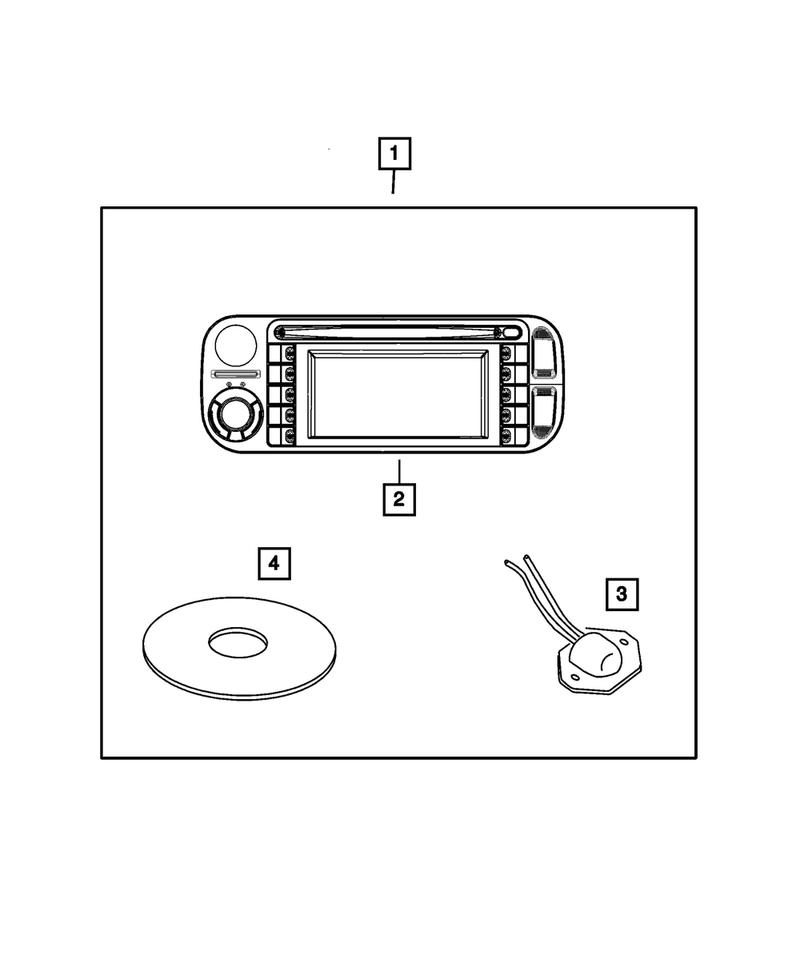 モパー ナビゲーション Nav DVD 2005-2010 クライスラー/ダッジ/ジープ 純正品