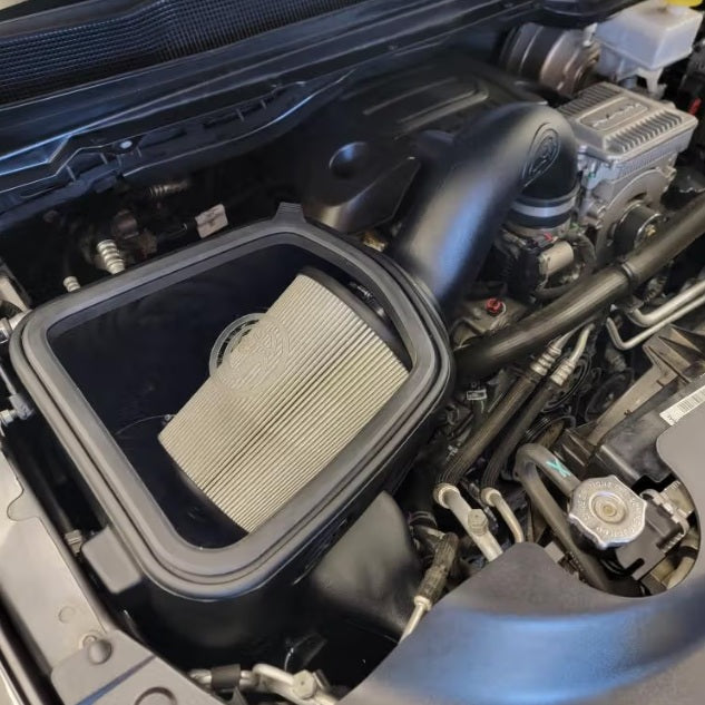 S&B コールドエアインテーク ダッジ Ram 1500/2500/3500 5.7L Hemi 2019-2026 ドライエクステンダブル