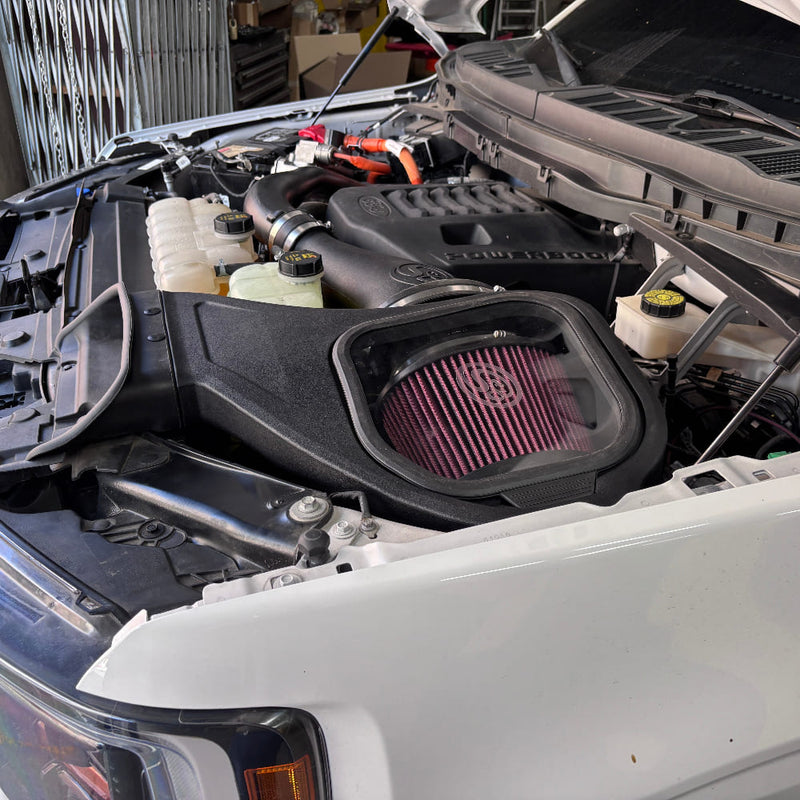 S&B フォード F-150 3.5L PowerBoost コールドエアインテークキット ドライエクステンダブル