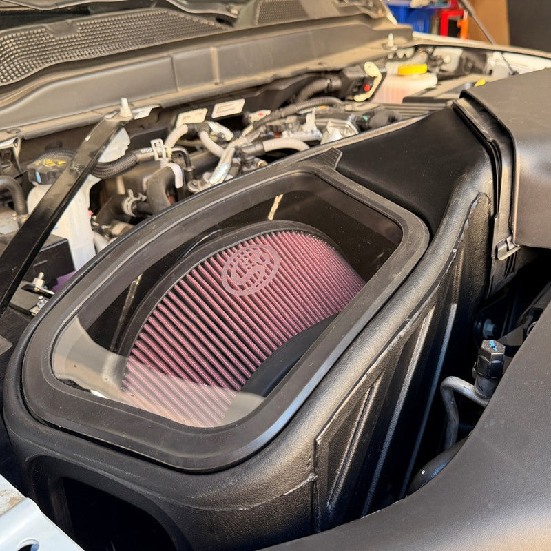 S&B ラム Cummins 6.7L ディーゼル コールドエアインテーク ドライエクステンダブル 2025-2026