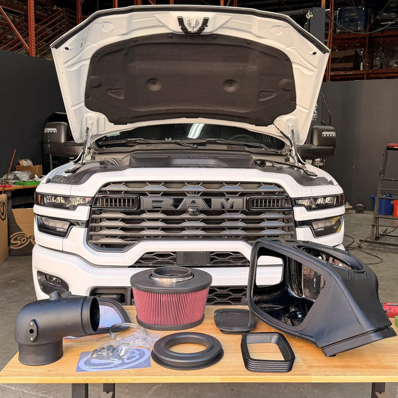 S&B ラム Cummins 6.7L ディーゼル コールドエアインテーク ドライエクステンダブル 2025-2026