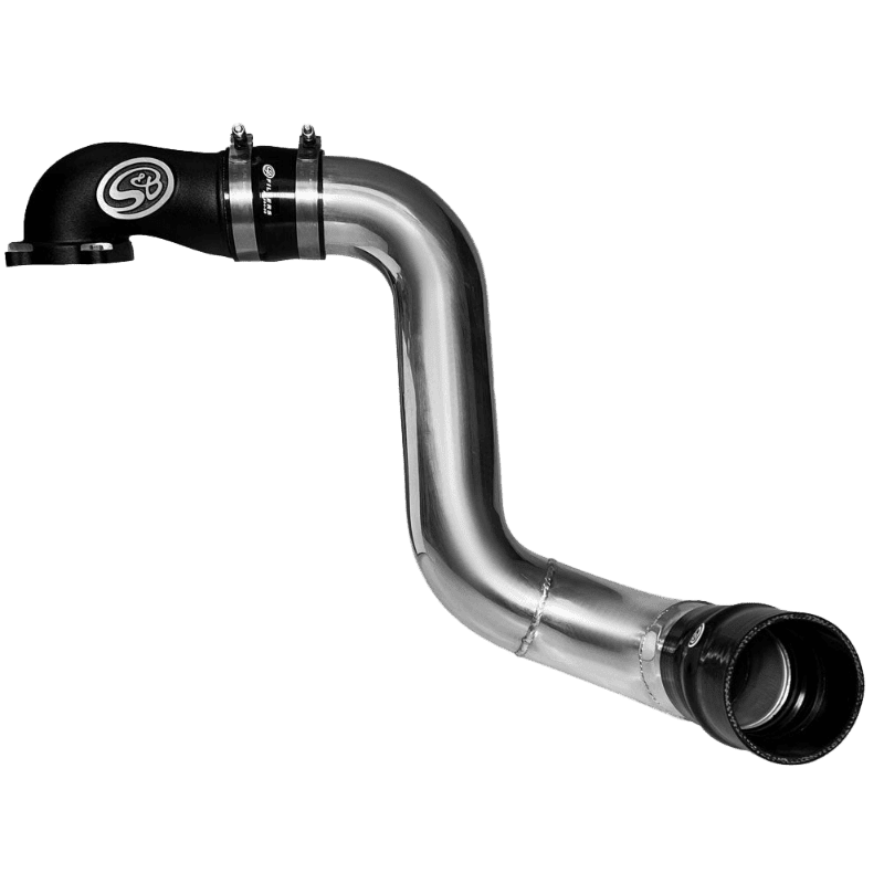 S&B フォード 6.0L Powerstroke 2003-2004 インテークエルボー コールドサイドインタークーラーパイピング＆ブーツセット