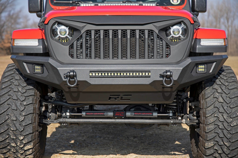 ラフカントリー フロントバンパー スキッドプレート付き | ジープ ラングラー JK/JL・Gladiator JT 4WD 2007-2026
