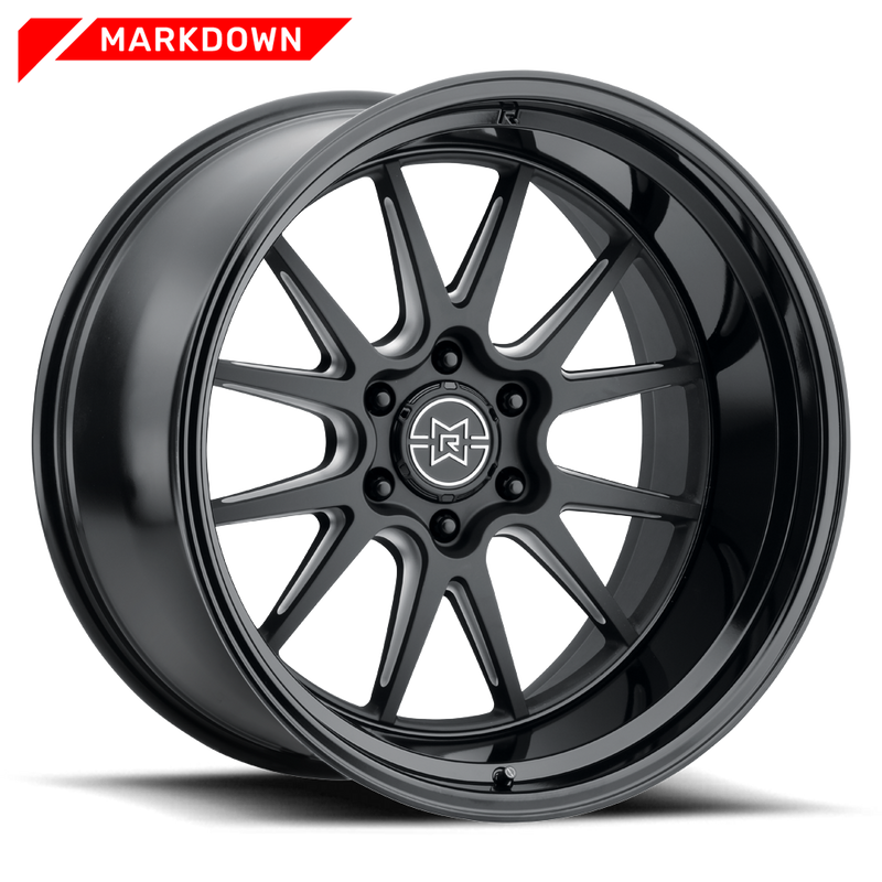Method Race Wheels 802 Raised ホイール 22x12 6x135 -40mm ダブルブラックミルド
