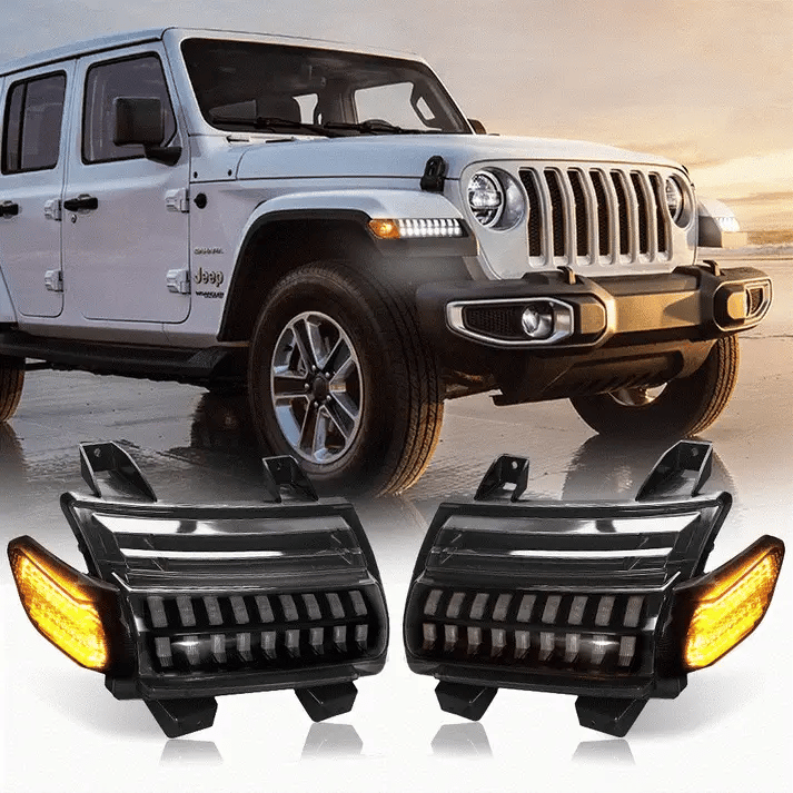 Jeep JL LED Fender Lights with LED Side Marker Lights