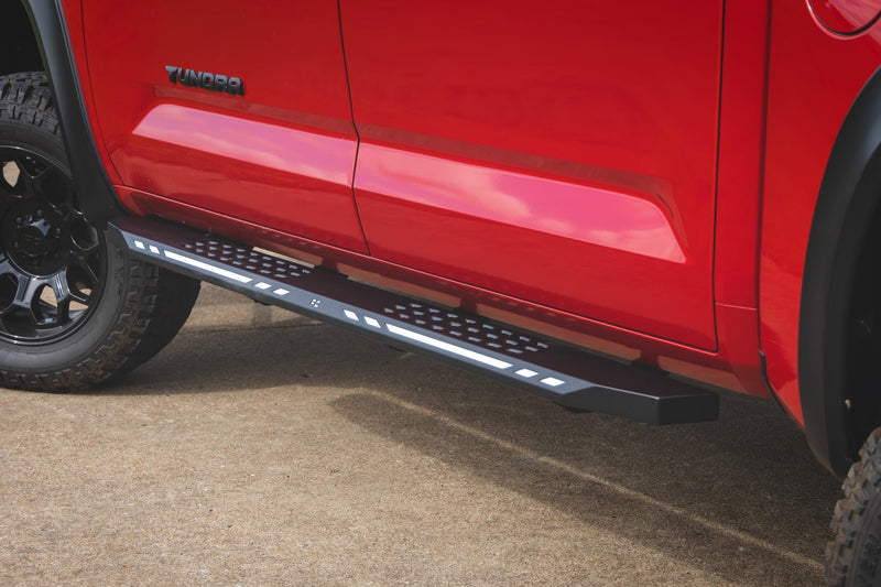 ラフカントリー AC2 ランニングボード アンバー/ホワイト LED クルーマックス トヨタ Tundra 2WD/4WD (2022-2026)