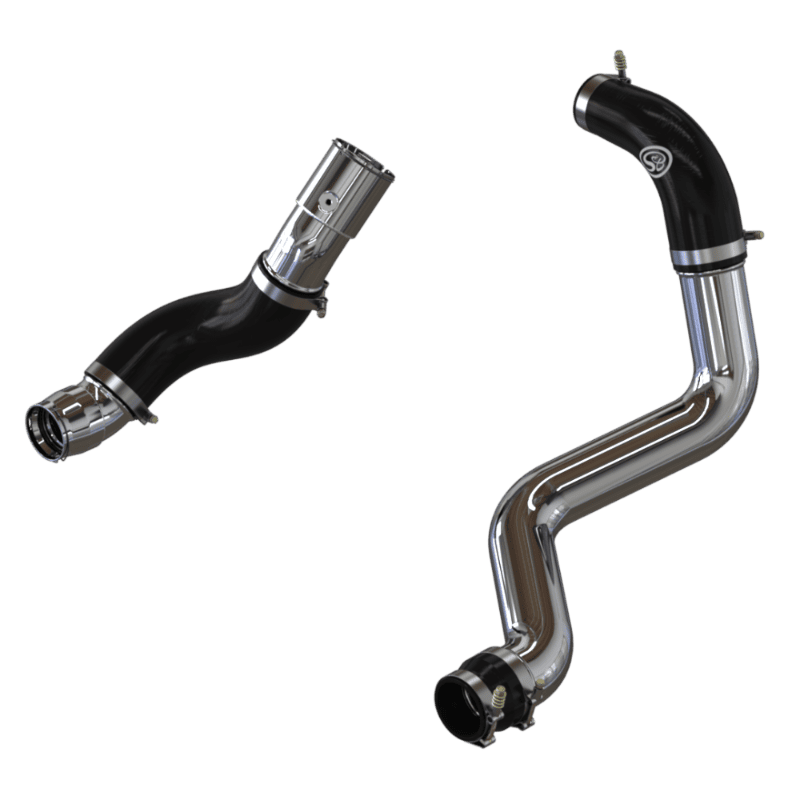 S&B シボレー シルバラード/GMC シエラ Duramax L5P 6.6L コールド&ホットサイドインタークーラーパイプキット 2020-2026