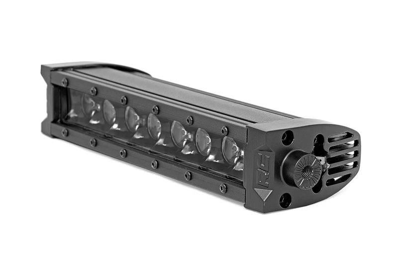 ラフカントリー 8インチ Black Series LEDライトバー シングルロウ Cool White DRL 2本セット
