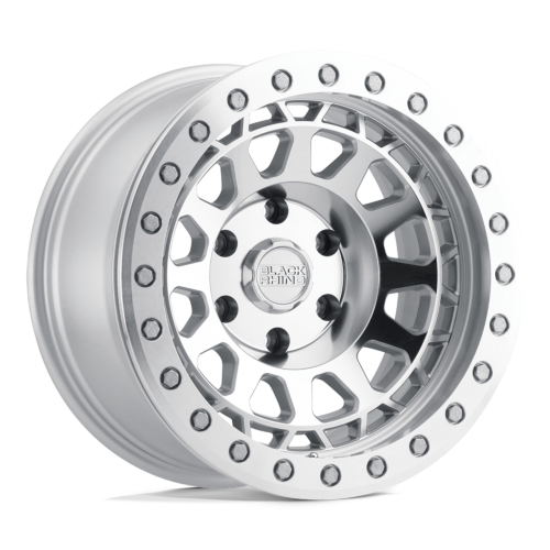 ブラックライノ PRIMM BEADLOCK 17×8.5 6×139.7 オフセット+0 シルバーミラー
