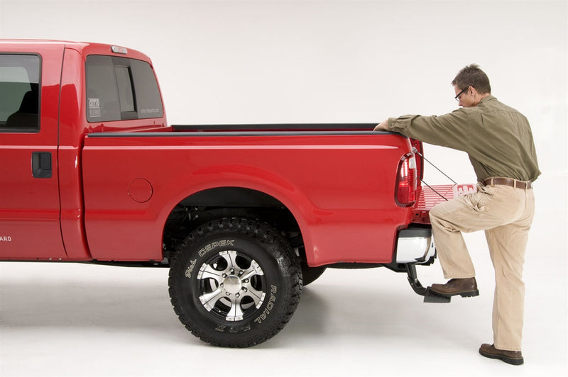 AMP Research BedStep トラック荷台ステップ ブラック フォード F-250 Super Duty 1999-2016