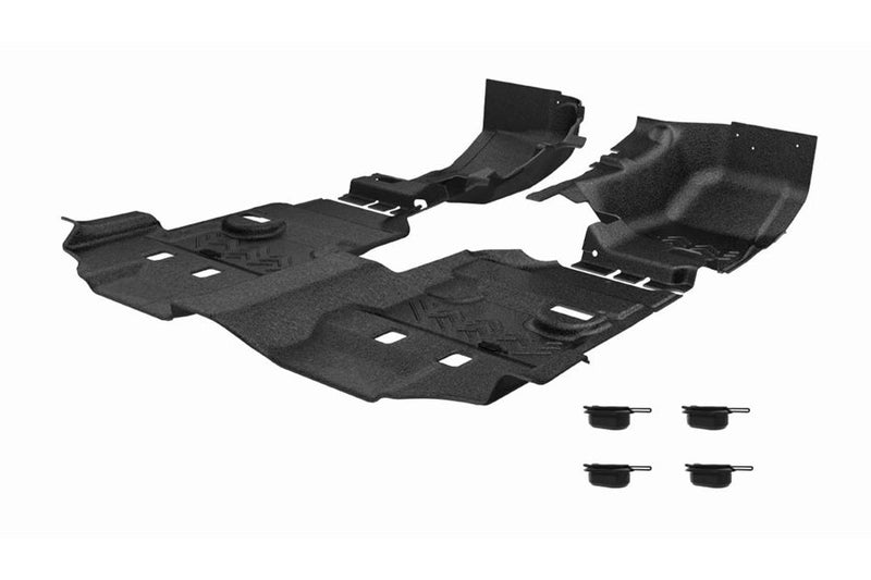 ArmorLite ジープ ラングラー JKU 4ドア用 フロント&リアフロアマット MESA SMOKE