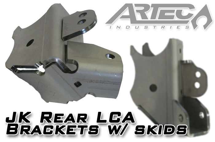 Artec Industries JK リアLCAブラケット スキッドプレート付き