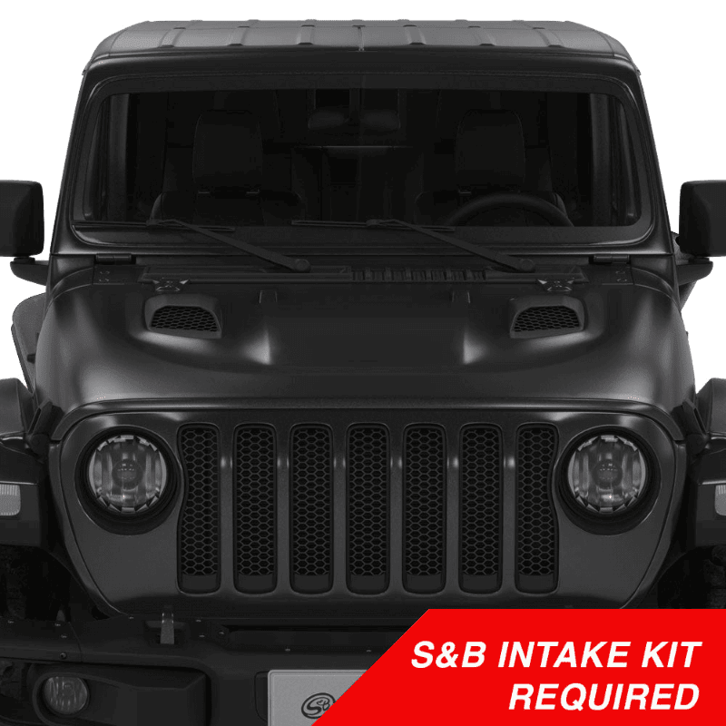S&B ジープ ラングラー Rubicon / Gladiator エアフードスクープ (S&Bインテーク専用)