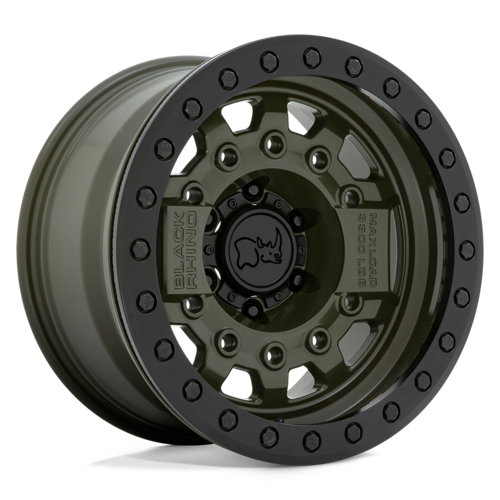 ブラックライノ AVENGER BEADLOCK 17×8.5 5×127 オフセット-32 センターボア71.5 オリーブドラブグリーン