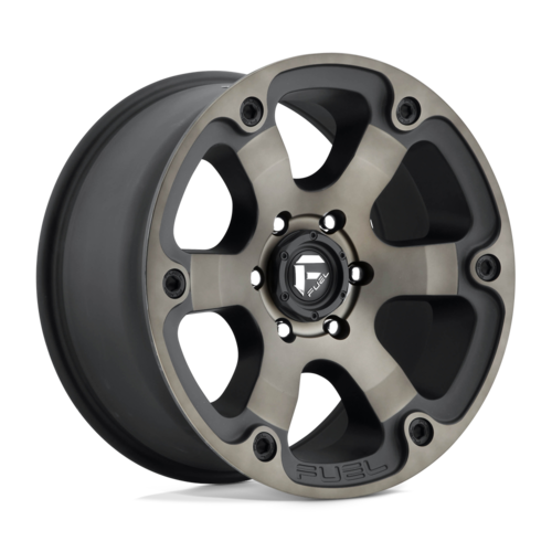 フューエルオフロード D564 BEAST ホイール 16x8 6x139.7 オフセット+1 センターボア108mm マットブラックチンテッド