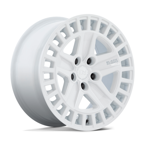 ブラックライノ ALSTON 18×8.5 5×114.3 オフセット+25 グロスホワイト