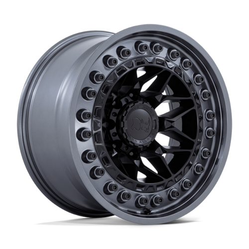 ブラックライノ ALPHA ホイール 18×9 8×180 オフセット+20 マットブラック/ガンメタルリップ