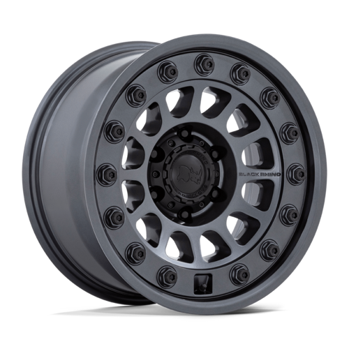 ブラックライノ BR012 OUTBACK ホイール 17×8.5 5×127 オフセット-10 マットガンメタル