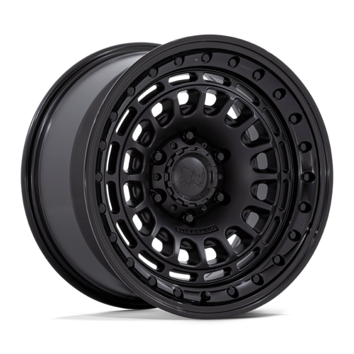 ブラックライノ BR014 SAHARA ホイール 17×9 5×127 オフセット -12 マットブラック/グラナイトリップ