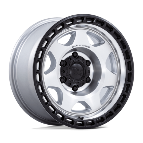 ブラックライノ BR018 VOYAGER 17×8.5 5×127 オフセット-10 シルバー/マシーンド/ブラック