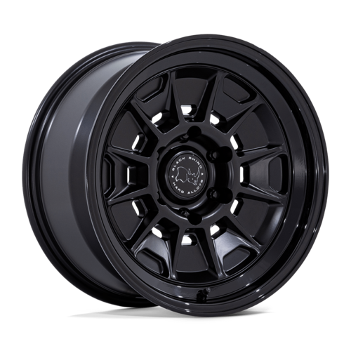 ブラックライノ BR021 MONDO ホイール 17×8.5 6×139.7 オフセット -10 マットブラック/グロスブラックリップ