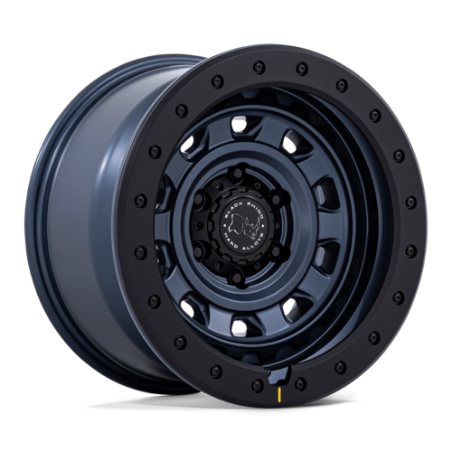 ブラックライノ BR023 XPLORER ホイール 17x9 5x127 オフセット+1 メタリックブルー/ブラック