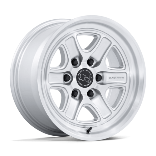 ブラックライノ BR032 ECHO ホイール 18×9 6×139.7 オフセット+12 グロスシルバー/マシンドフェイス