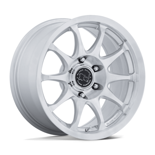 ブラックライノ BR038 RONIN ホイール 17×8.5 5×127 オフセット+0 グロスシルバー/マシンドフェイス