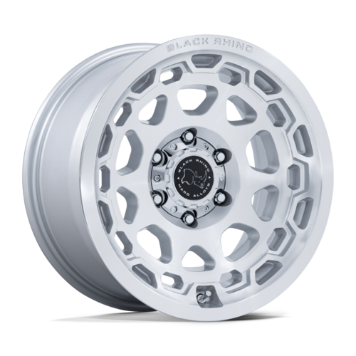 ブラックライノ BR026 CONGO ホイール 17×8.5 5×127 オフセット+0 グロスシルバー/マシンド