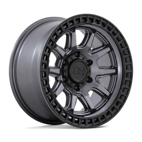 ブラックライノ CALICO 17×8.5 5×114.3 オフセット+34 マットガンメタルブラック