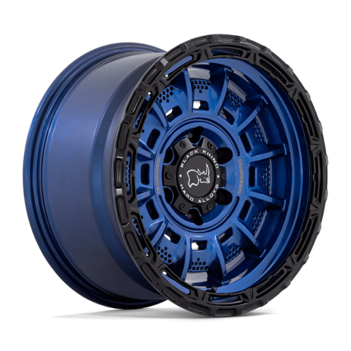 ブラックライノ LEGION ホイール 17×9 5×127 オフセット -12 セントラルボア 71.5 ブルー/ブラック