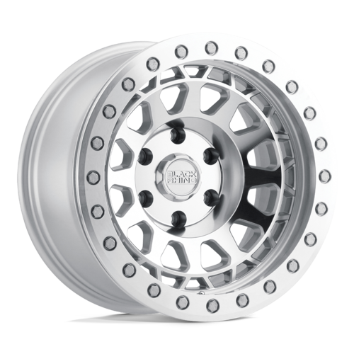 ブラックライノ PRIMM 17×9 8×170 オフセット+0 センターボア125.1 シルバーミラー