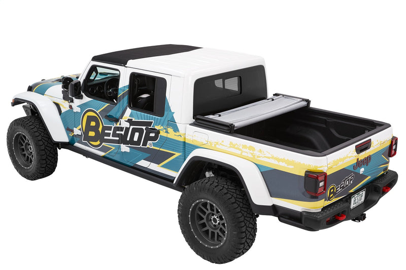 Bestop EZ-Fold ソフトトノーカバー (トライフォールド) ジープ グラジエーター 5ft荷台用 2020-2026 ブラックダイアモンド