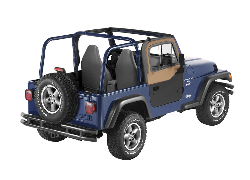 Bestop アッパードアスライダー スパイス ジープ ラングラー TJ 1997-2006 (デュアルスライディングウィンドウ)