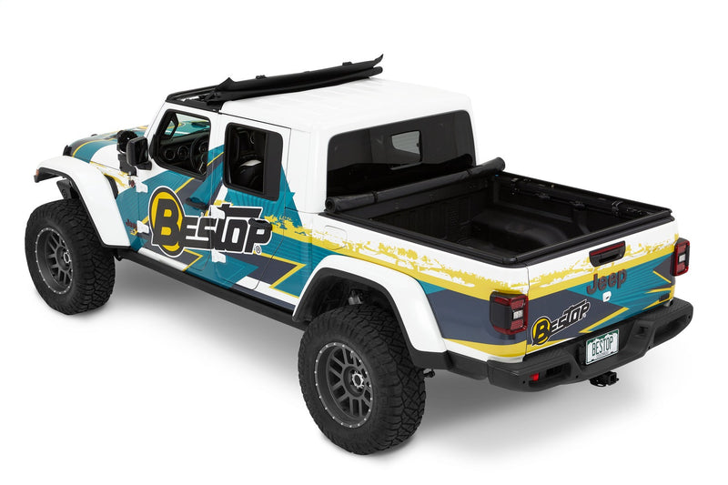 Bestop Supertop for Truck 2 Tonneau トノーカバー 5フィートベッド ジープ グラジエーター 2020-2026 ブラックダイヤモンド