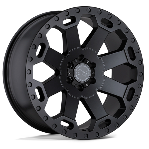 ブラックライノ WARLORD ホイール 17x8 5x120 オフセット+35 センターボア76.1 マットブラック