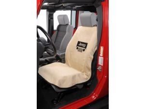 シートアーマー　ジープロゴ SEAT ARMOUR JEEP LETTER BLACK