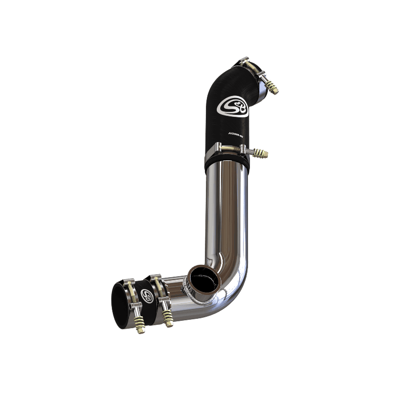 S&B コールドサイドインタークーラーパイプ Turbosmart Raceport BOVフランジ付き フォード Explorer ST 3.0L 2020-2024