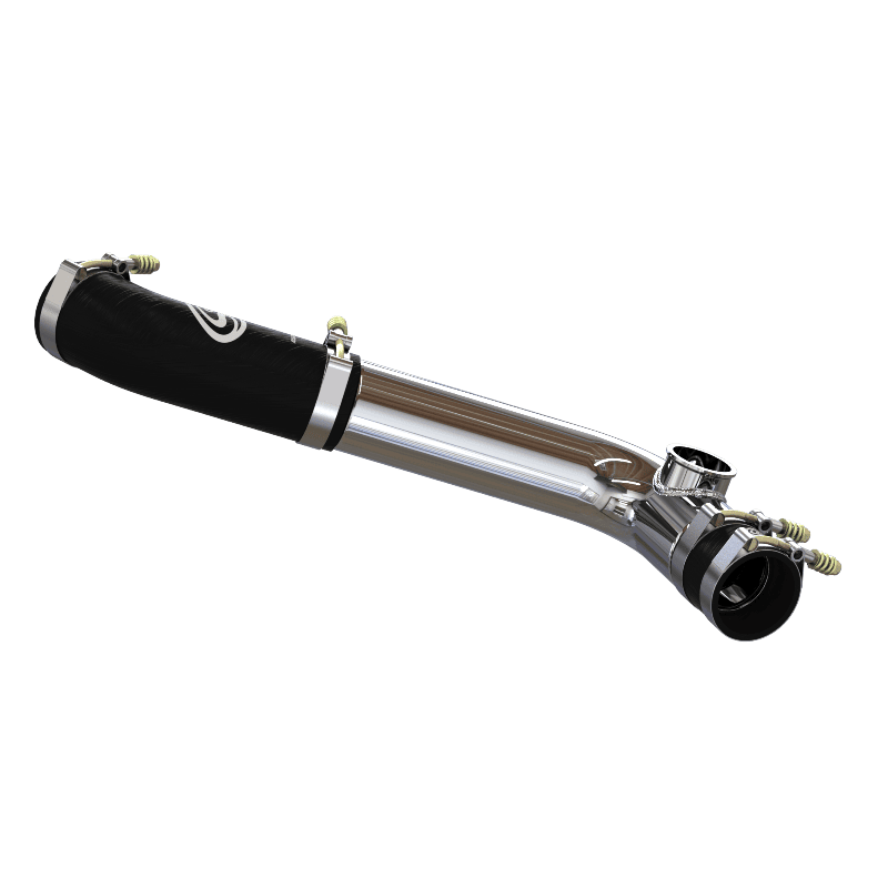 S&B コールドサイドインタークーラーパイプ Turbosmart Raceport BOVフランジ付き フォード Explorer ST 3.0L 2020-2024