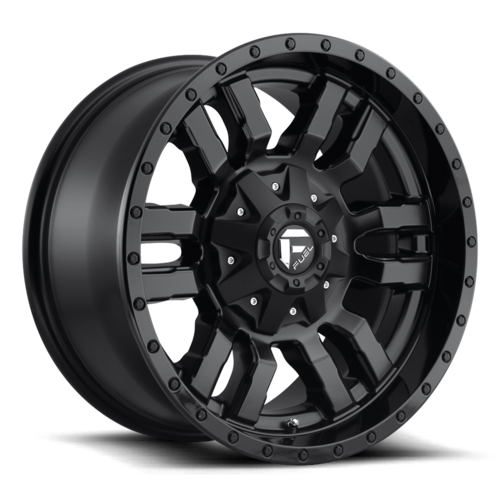 フューエルオフロード D596 SLEDGE ホイール 20x10 8x180 オフセット -18 マットブラック/ガンメタル