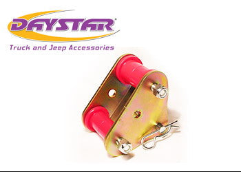 Daystar ジープ ラングラー YJ フロント グリースアップ可能 Rock Krusher シャックル リフト量0 KJ61019BK