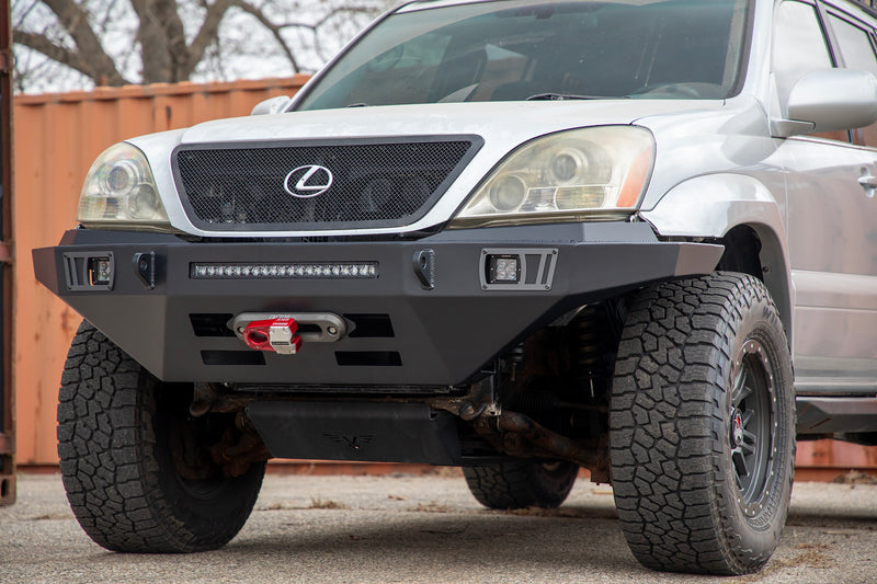 ビクトリー4x4 レクサス GX470 DIY ハイクリアランスフロントバンパー (2003-2009)