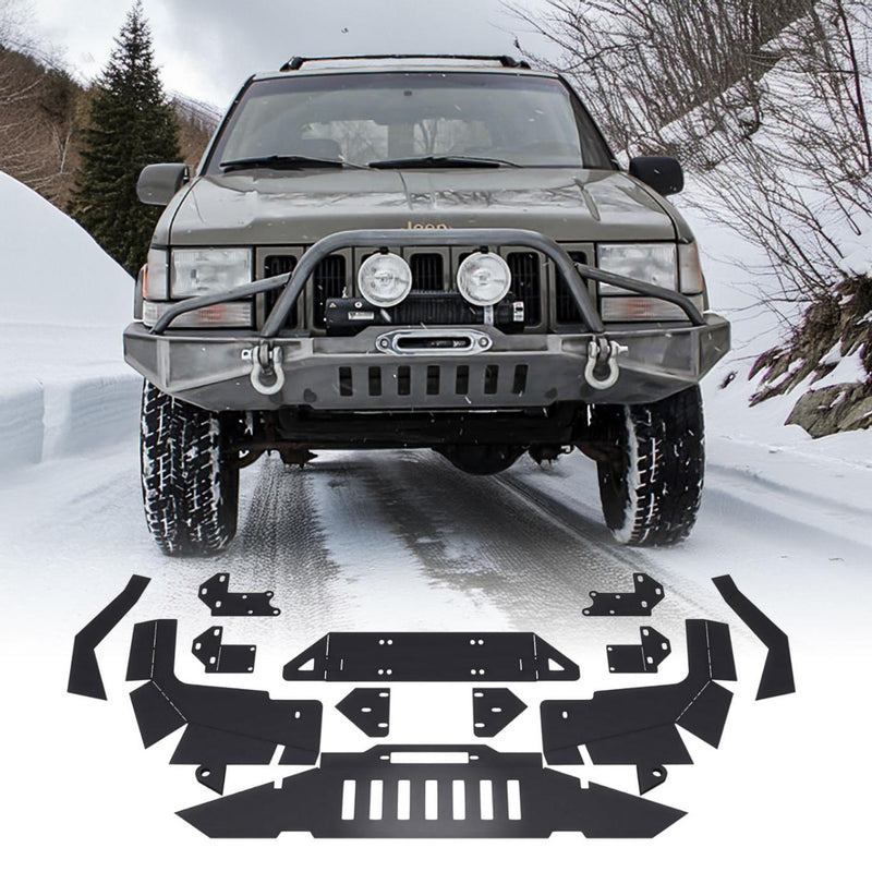 JCR オフロード ジープ Grand チェロキー ZJ DIY ウインチバンパー 溶接組立キット 1993-1998